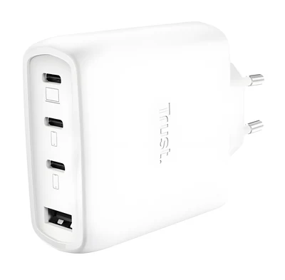 Ładowarka sieciowa TRUST Maxo USB GaN 65W z 4 portami