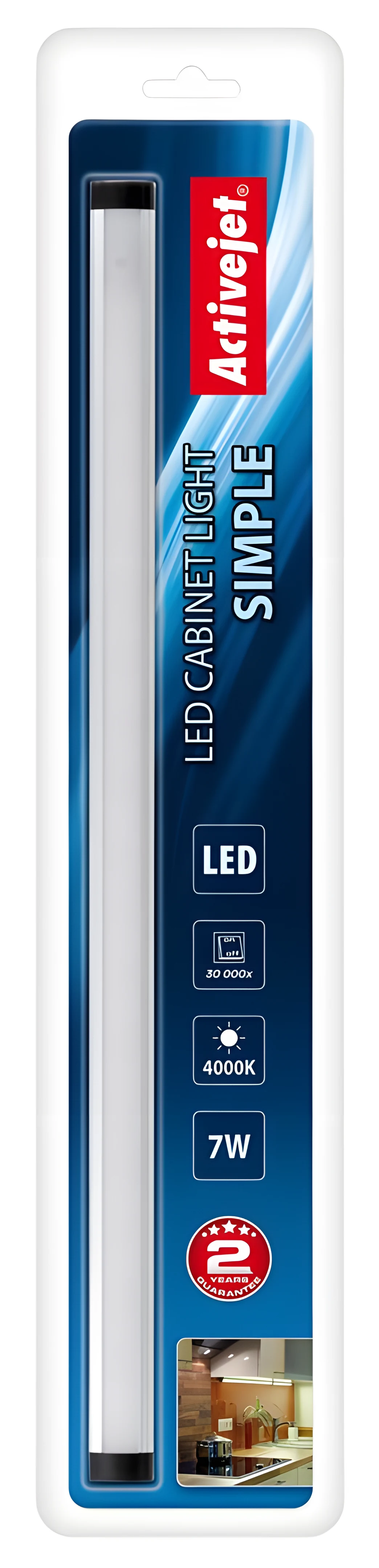 Lampa podszafkowa LED Activejet AJE-SIMPLE biała