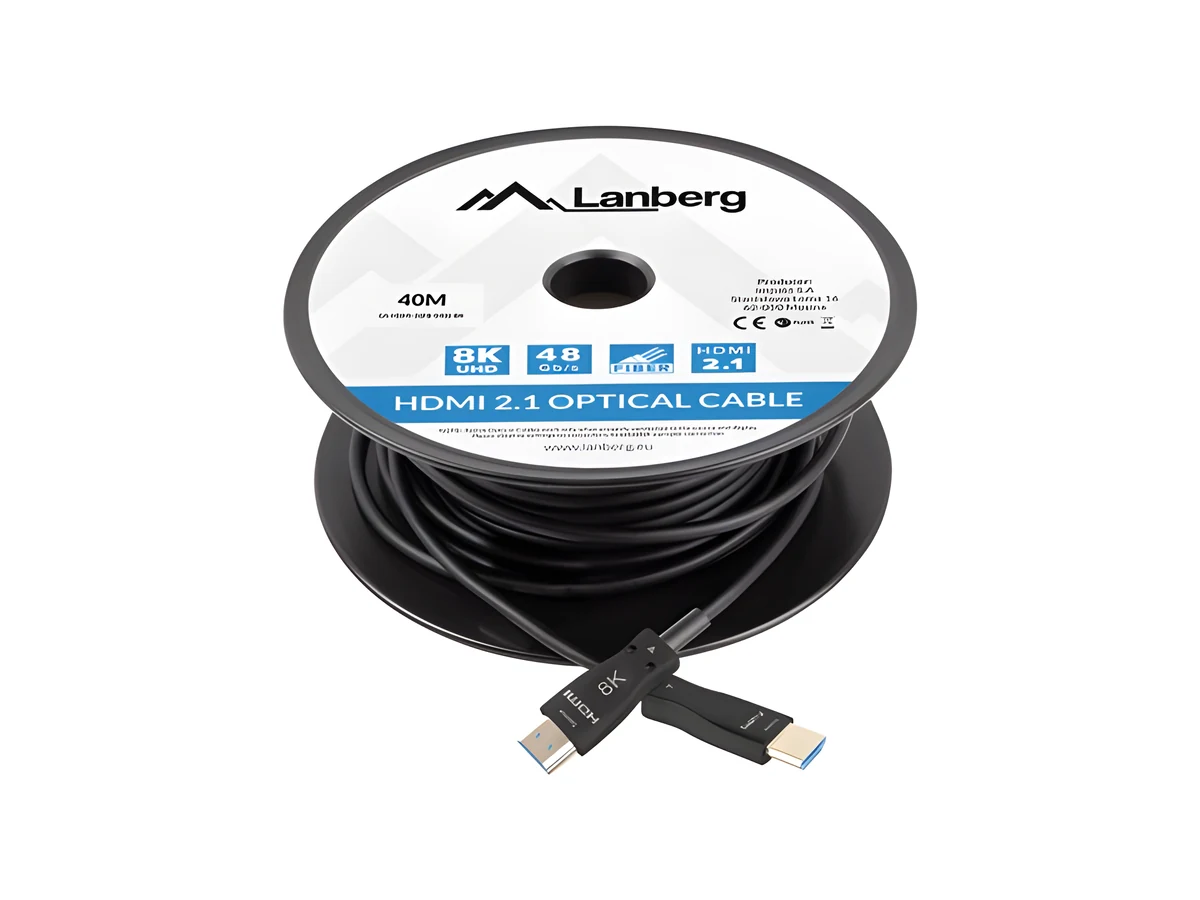 Kabel HDMI Lanberg M/M V2.1 40m 8K optyczny