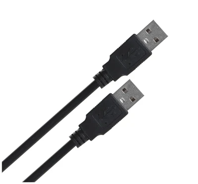 Kabel USB-A 2.0 Lanberg, 1m, czarny