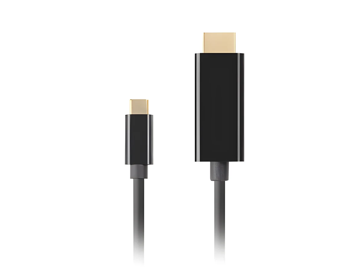 LANBERG KABEL USB-C do HDMI 3M 4K 60HZ CZARNY
