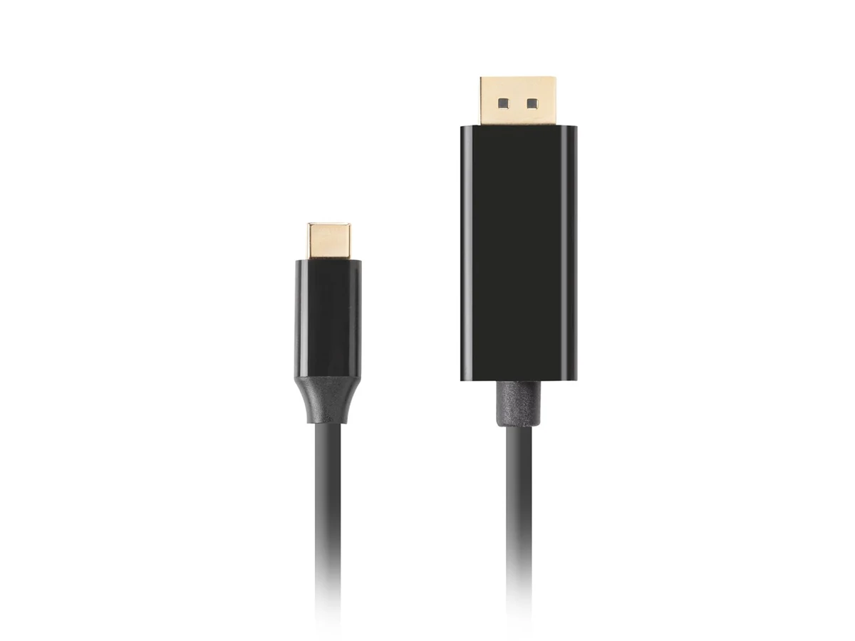 LANBERG KABEL USB-C(M)->DISPLAYPORT(M) 1M 4K 60HZ CZARNY