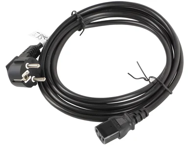 Kabel zasilający Lanberg VDE CEE 7/7 → C13, 3m