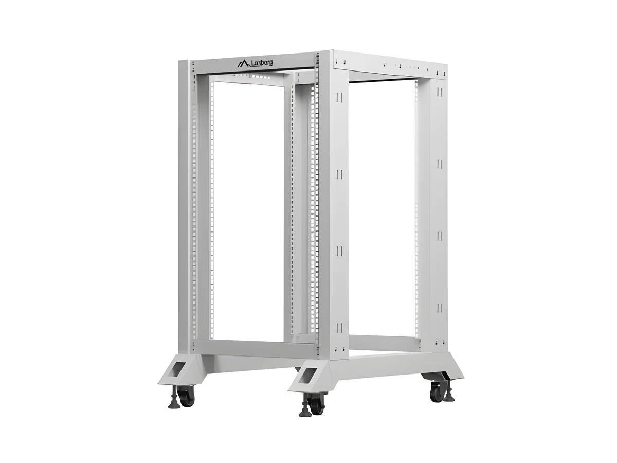 LANBERG OPEN RACK 19" 18U 600X800 SZARY