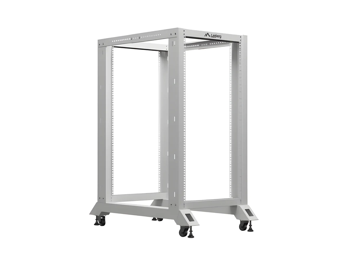 LANBERG OPEN RACK 19" 22U 600X1000 SZARY