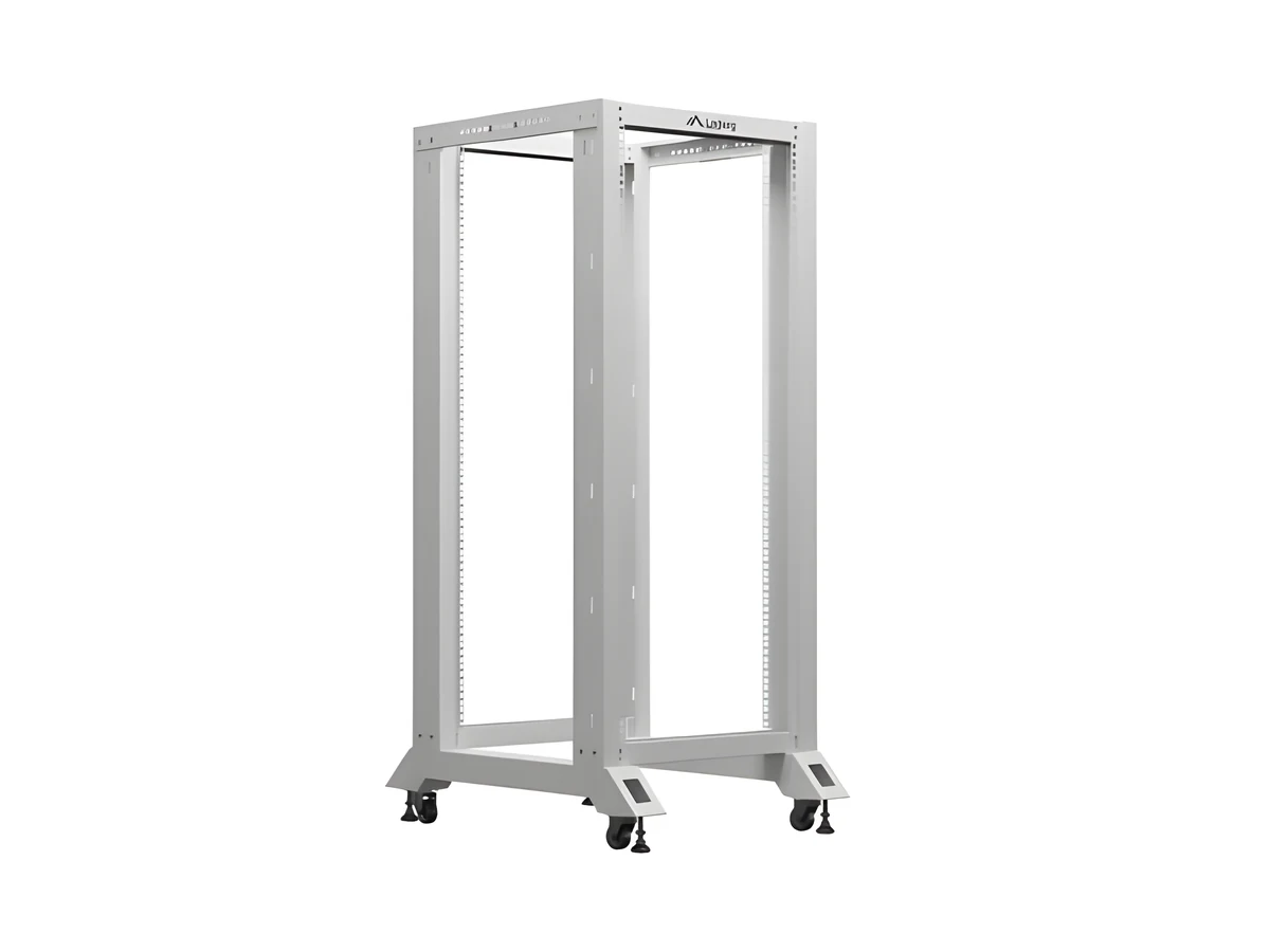 Szafa stojąca 19" LANBERG Open Rack 27U 600x800 szara