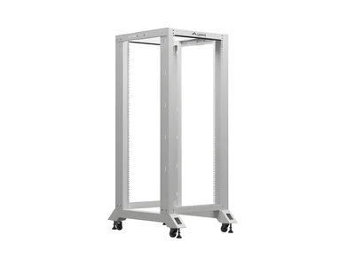 Szafa stojąca 19" LANBERG Open Rack 27U 600x800 szara