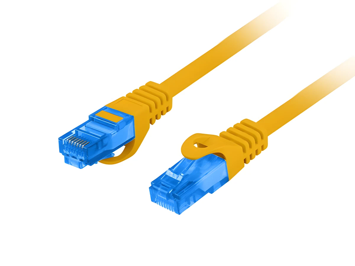 LANBERG PATCHCORD S/FTP KAT.6A 1.5M POMARAńCZOWY