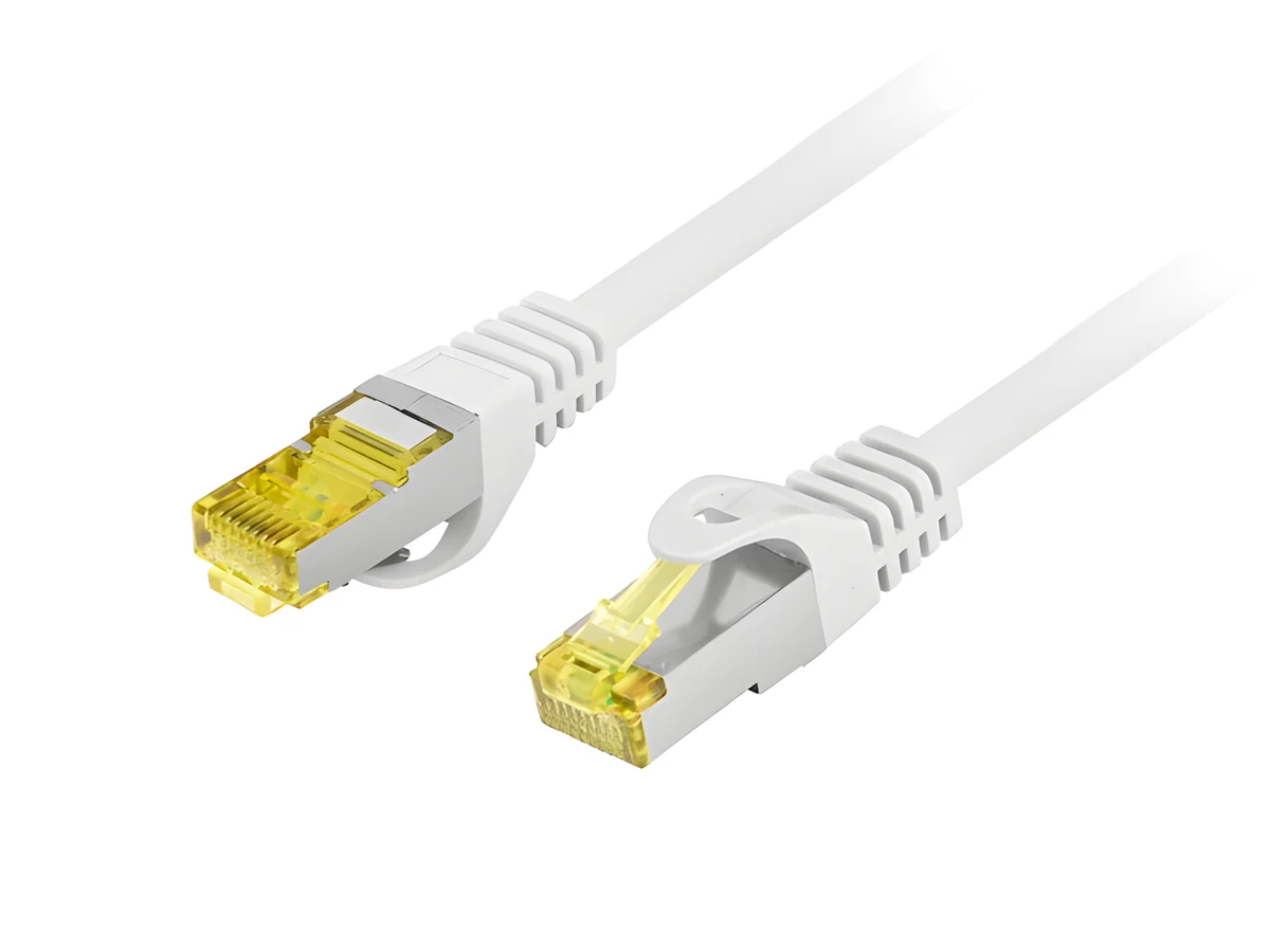 LANBERG PATCHCORD S/FTP KAT.6A 10M SZARY LSZH CU