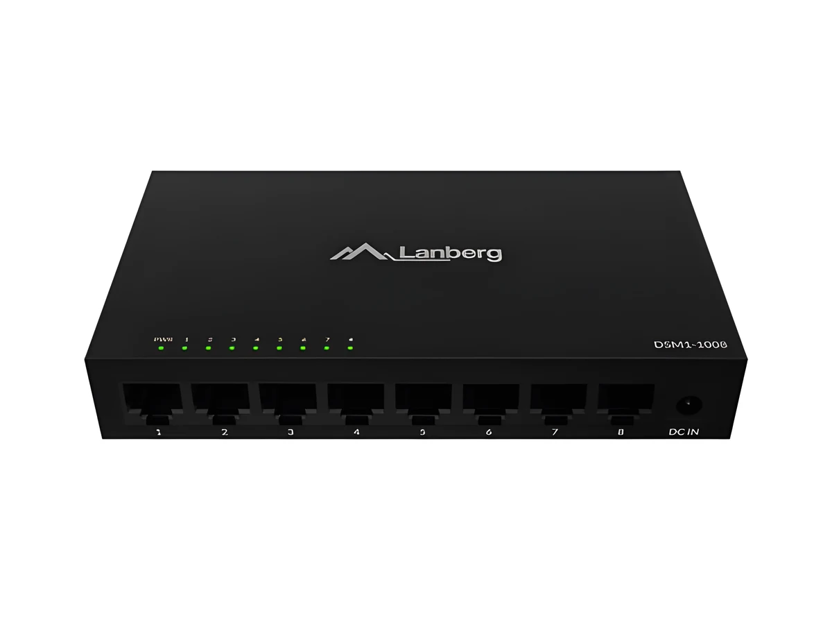 LANBERG SWITCH DSM1-1008 8X1GB/S NIEZARZĄDZALNY