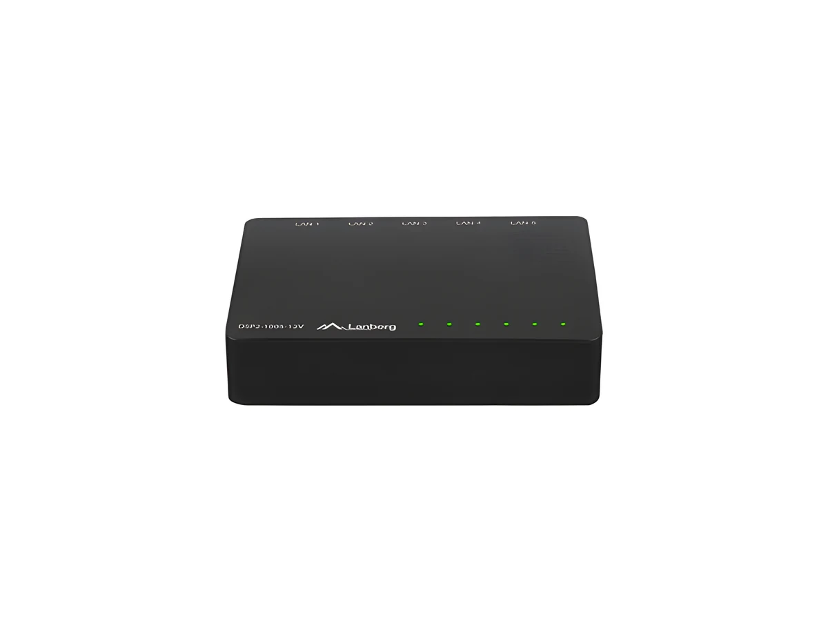 LANBERG SWITCH DSP2-1005-12V 5-Portowy 12V
