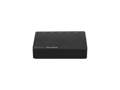 Switch LANBERG DSP2-1005-12V 5-Portowy 12V