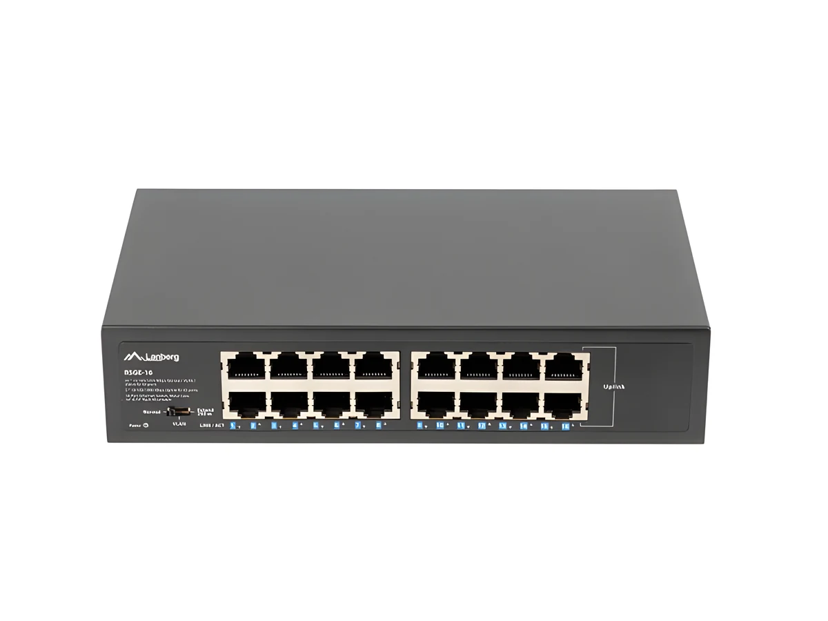 LANBERG SWITCH RSGE-16 16-Port 1GB Rack 10/19"