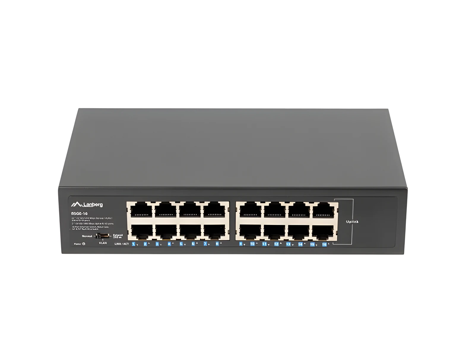 LANBERG SWITCH RSGE-16 16-Port 1GB Rack 10/19" — zdjęcie 1 z 6