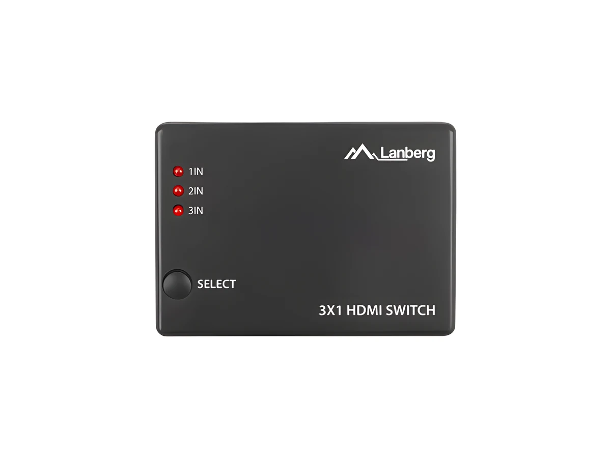 LANBERG SWITCH VIDEO 3X HDMI + MICRO USB