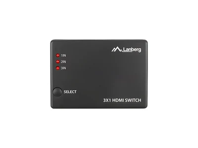 Przełącznik HDMI z USB LANBERG SW-3HDM-MU