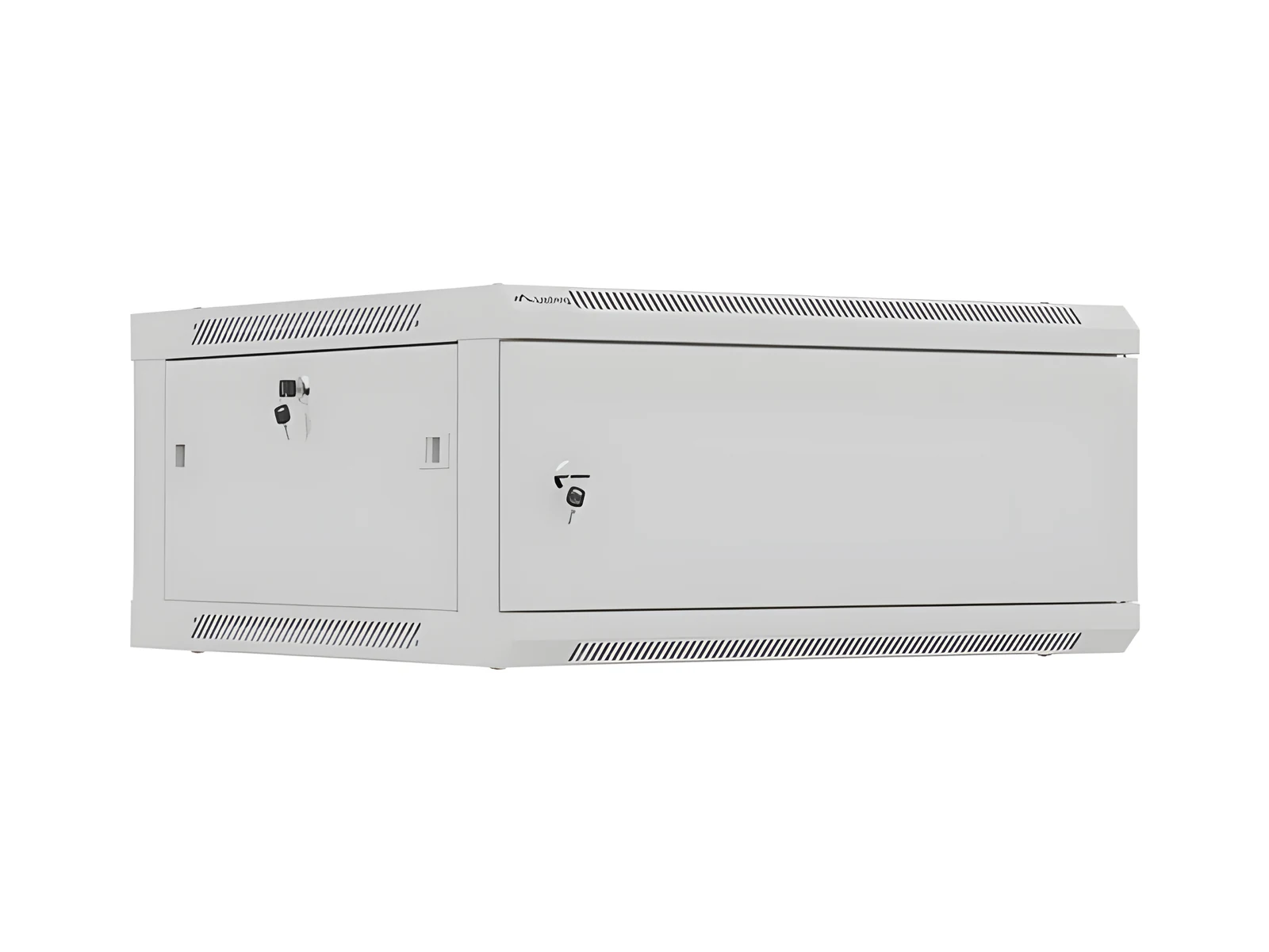 LANBERG SZAFA INSTALACYJNA RACK WISZĄCA 19" 4U 600X600 SZARA DRZWI METALOWE (FLAT PACK) — zdjęcie 1 z 8