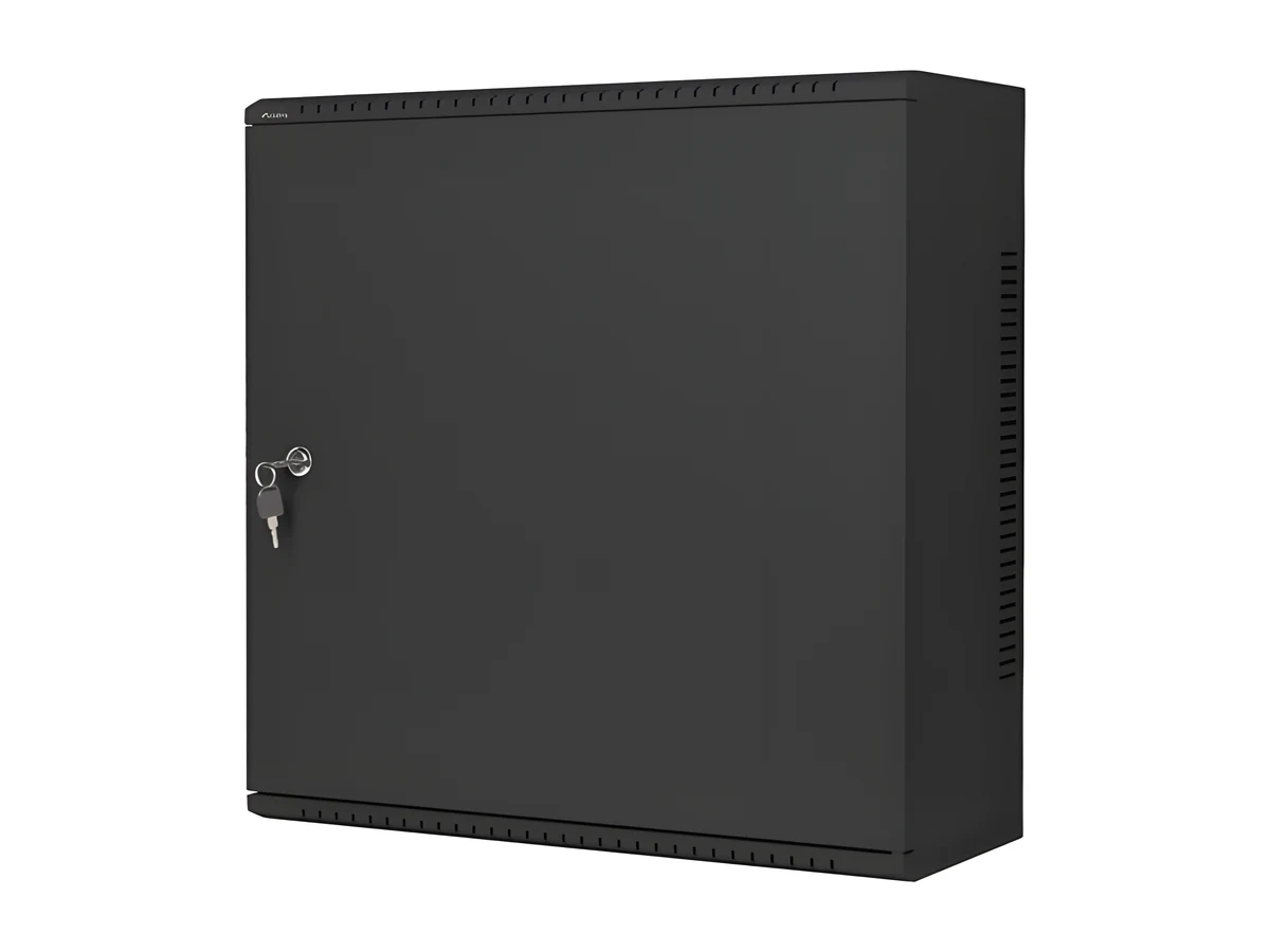 LANBERG SZAFA INSTALACYJNA RACK WISZĄCA 19" 6U+3U 540X200 NISKOPROFILOWA CZARNA (ZŁOŻONA)