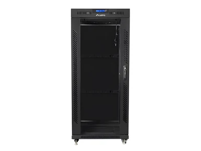 Szafa stojąca 19" Lanberg FF01-6627-12BL, 27U, czarna