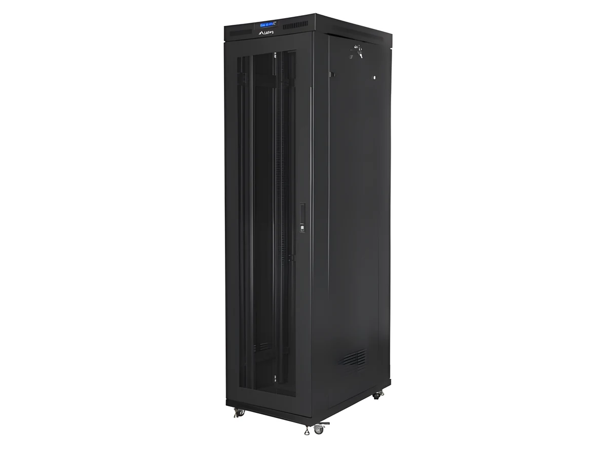 LANBERG SZAFA STOJĄCA RACK 19" 47U 800X1000 DRZWI PERFOROWANE CZARNA FF01-8047-23BL