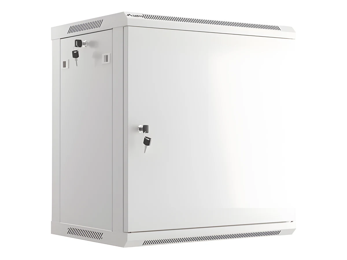 LANBERG SZAFA WISZĄCA RACK 19" 12U 600X450 DRZWI METALOWE SZARA (FLAT PACK) WF01-6412-00S