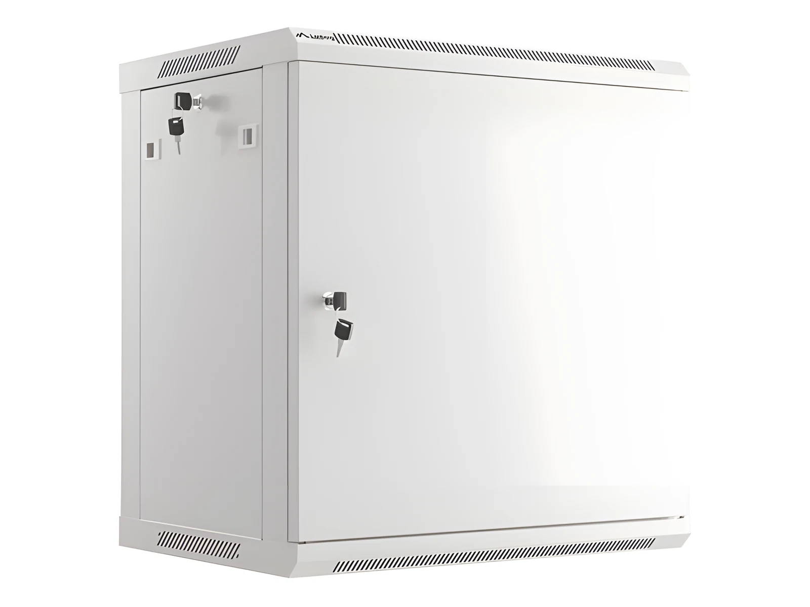 LANBERG SZAFA WISZĄCA RACK 19" 12U 600X450 DRZWI METALOWE SZARA (FLAT PACK) WF01-6412-00S — zdjęcie 1 z 8