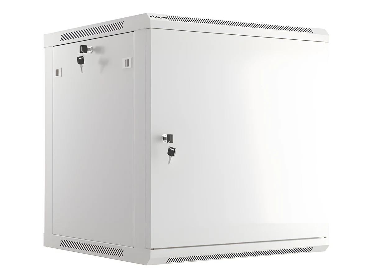 LANBERG SZAFA WISZĄCA RACK 19" 12U 600X600 DRZWI METALOWE SZARA (FLAT PACK) WF01-6612-00S