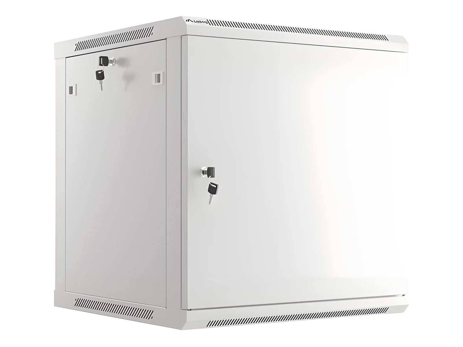 LANBERG SZAFA WISZĄCA RACK 19" 12U 600X600 DRZWI METALOWE SZARA (FLAT PACK) WF01-6612-00S — zdjęcie 1 z 8