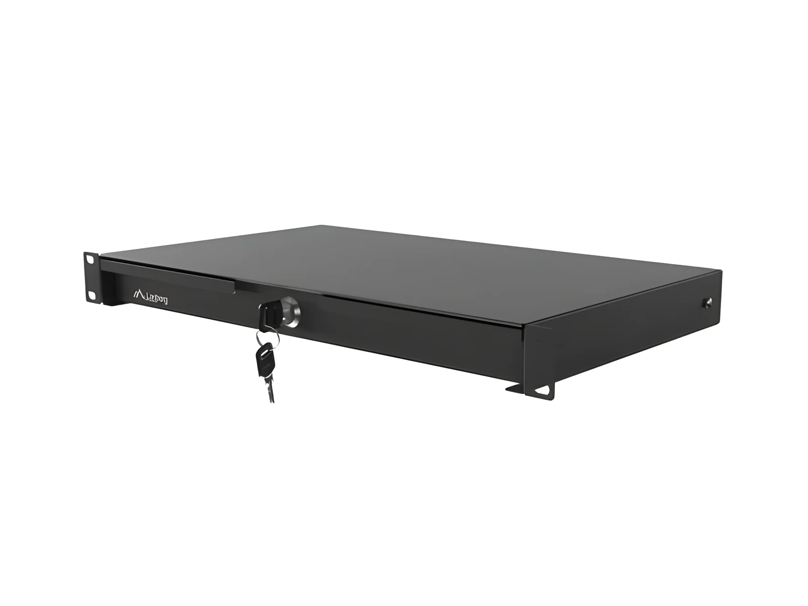 LANBERG SZUFLADA DO SZAF 19" 1U 270MM CZARNA — zdjęcie 1 z 8