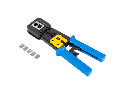 Zaciskarka wtyków przelotowych RJ-45 i RJ-11 - LANBERG