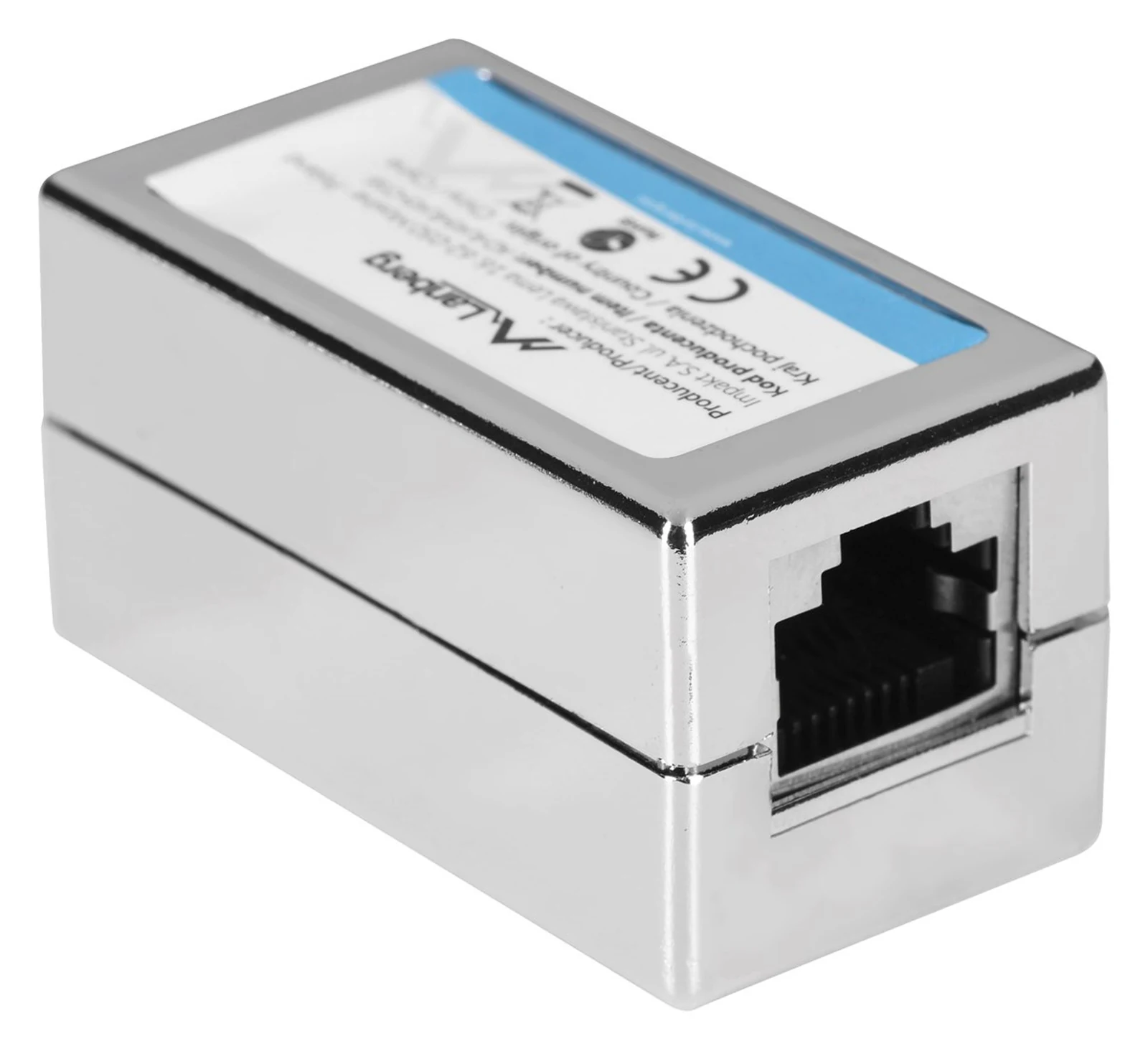 LANBERG ZŁĄCZKA SIECIOWA 2X RJ45 KAT.6 FTP — zdjęcie 1 z 2