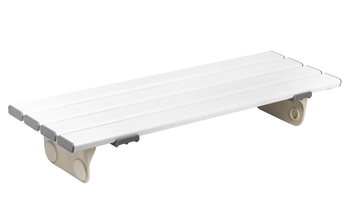 Ławeczka wannowa 4 listy biała z PVC