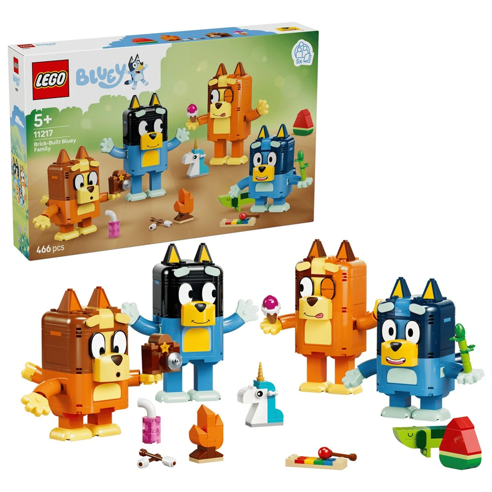 Zestaw LEGO Bluey 11217 - Rodzina Blue — zdjęcie 1 z 8