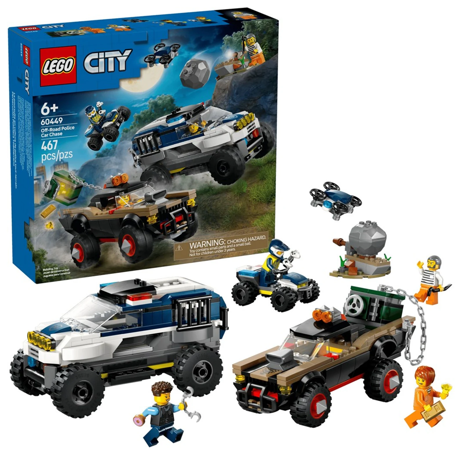 LEGO City 60449 - Pościg terenówką policyjną — zdjęcie 1 z 6