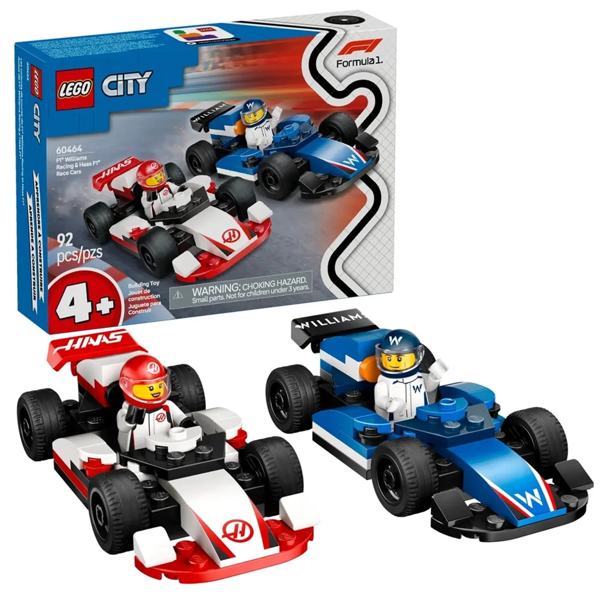 LEGO City 60464 - Bolidy F1 Williams i Haas