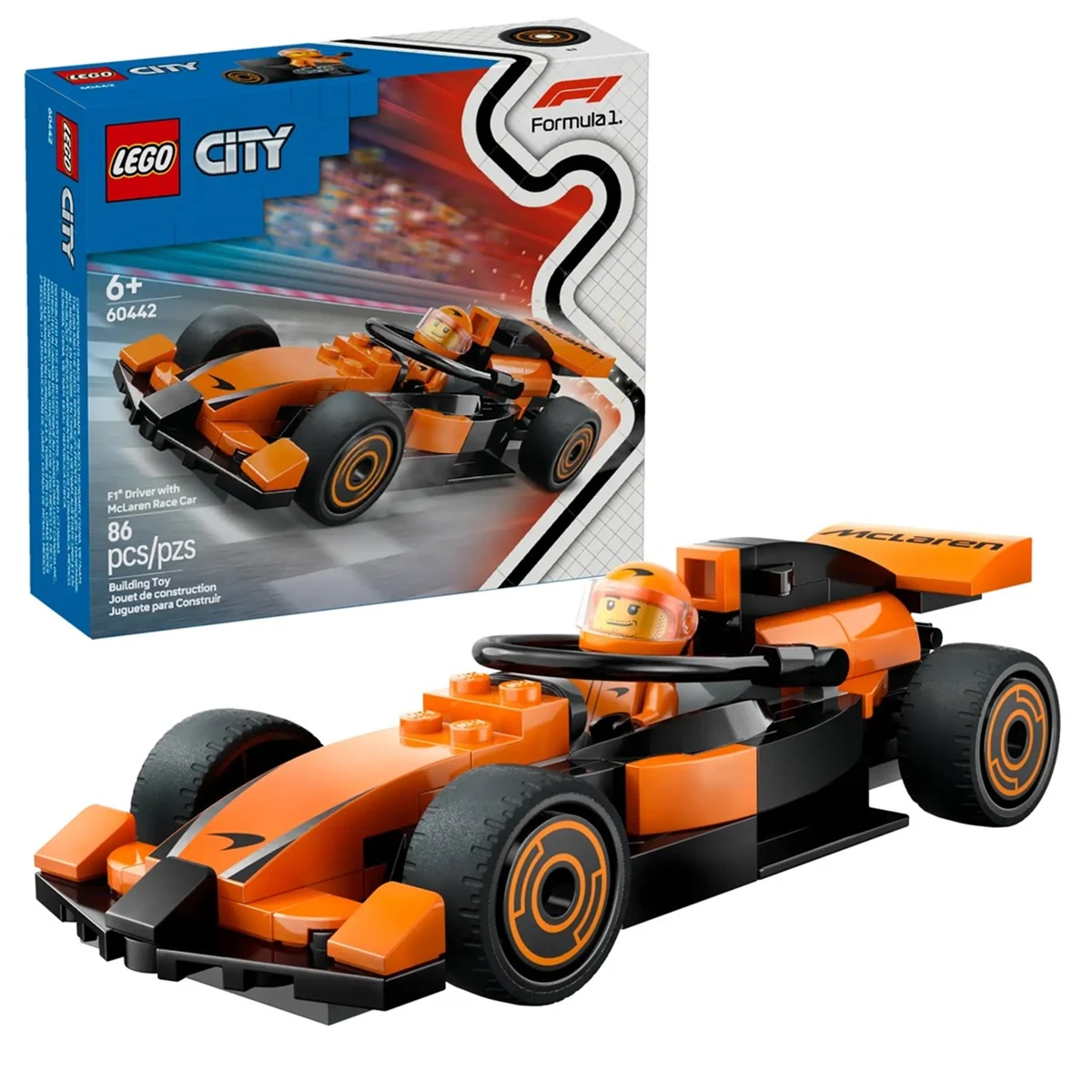 LEGO City F1 Kierowca i bolid McLaren 60442