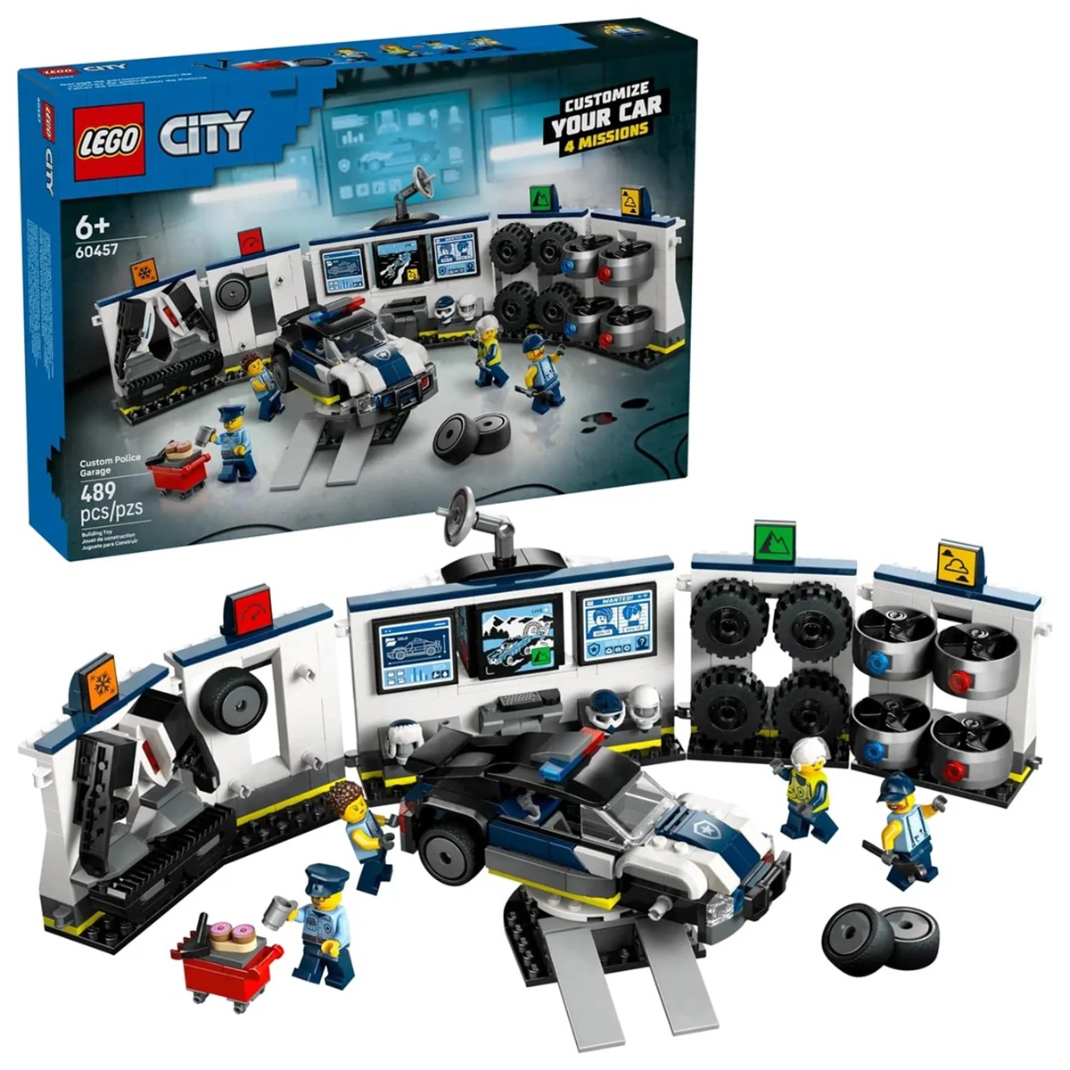 LEGO City - Policyjny warsztat tuningowy 489 elem.