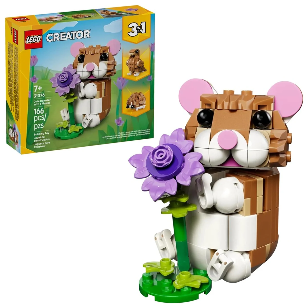 LEGO Creator 31376 Uroczy chomik z kwiatkiem