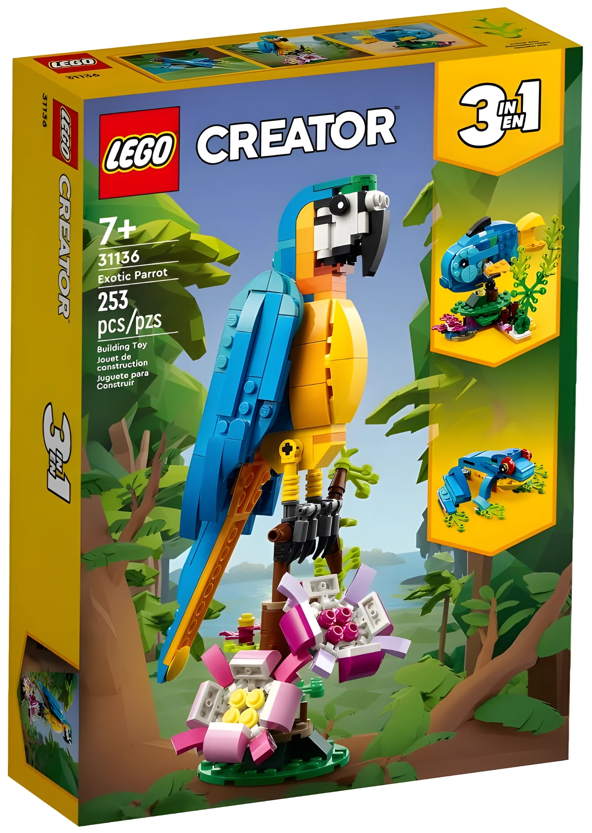 LEGO Creator 3w1 - Egzotyczna papuga 31136