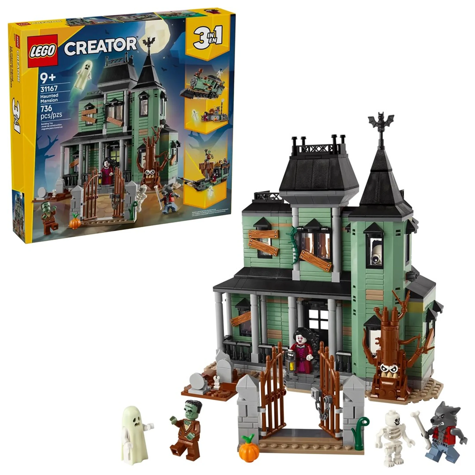 LEGO Creator 3w1 - Nawiedzona rezydencja 31167 — zdjęcie 1 z 3
