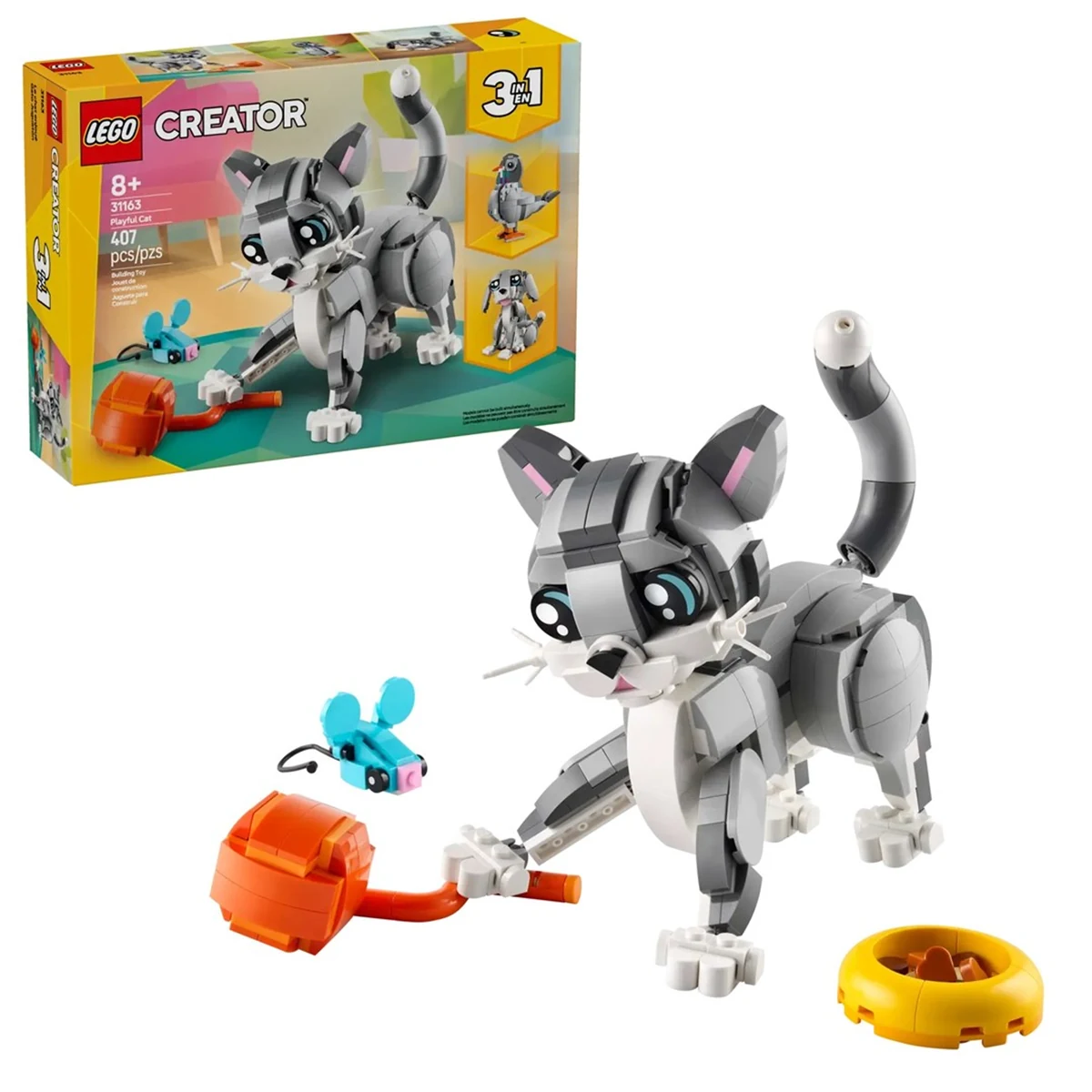 LEGO Creator 3w1 - Psotny kot 31163