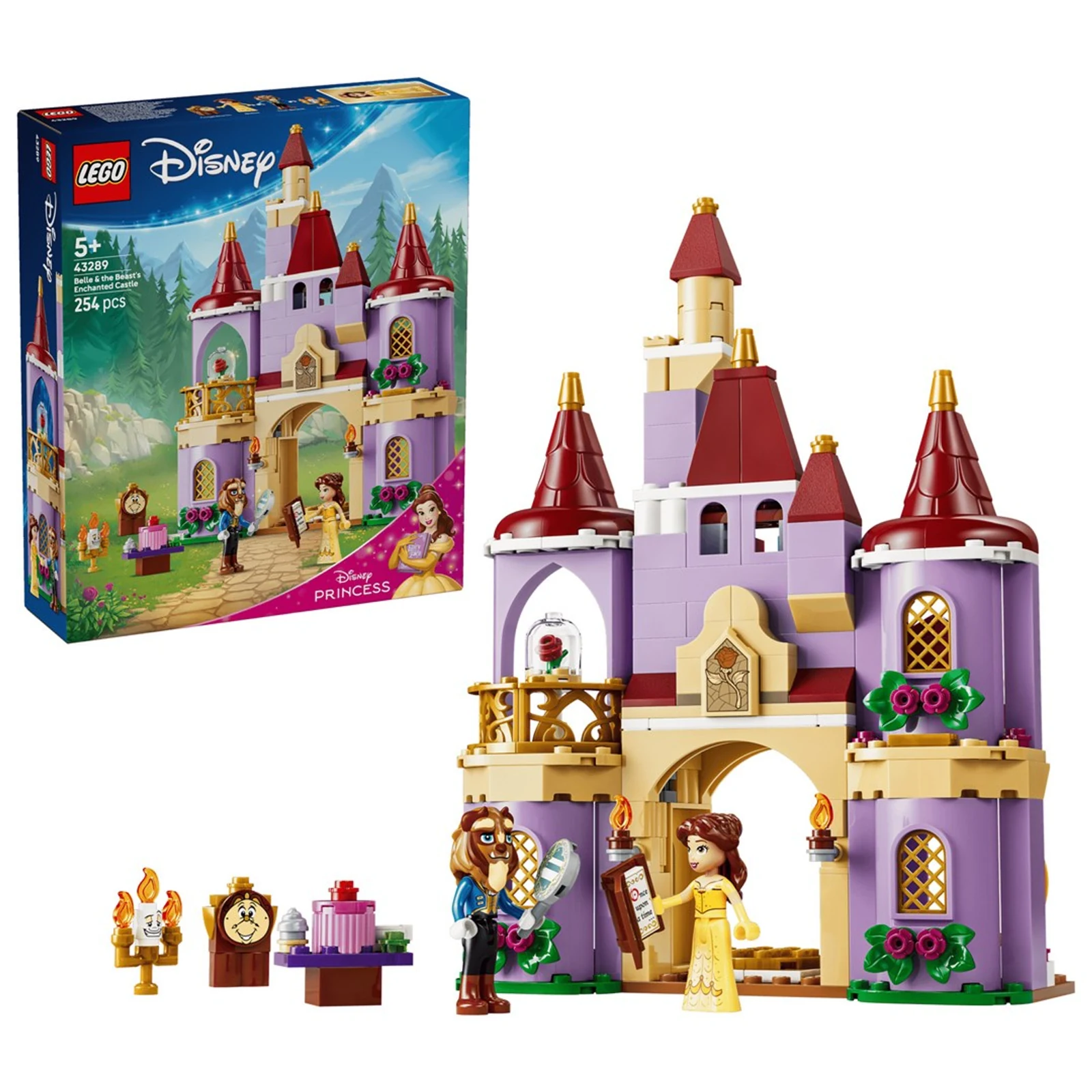 LEGO Disney 43289 - Zaczarowany zamek Pięknej i Bestii — zdjęcie 1 z 8