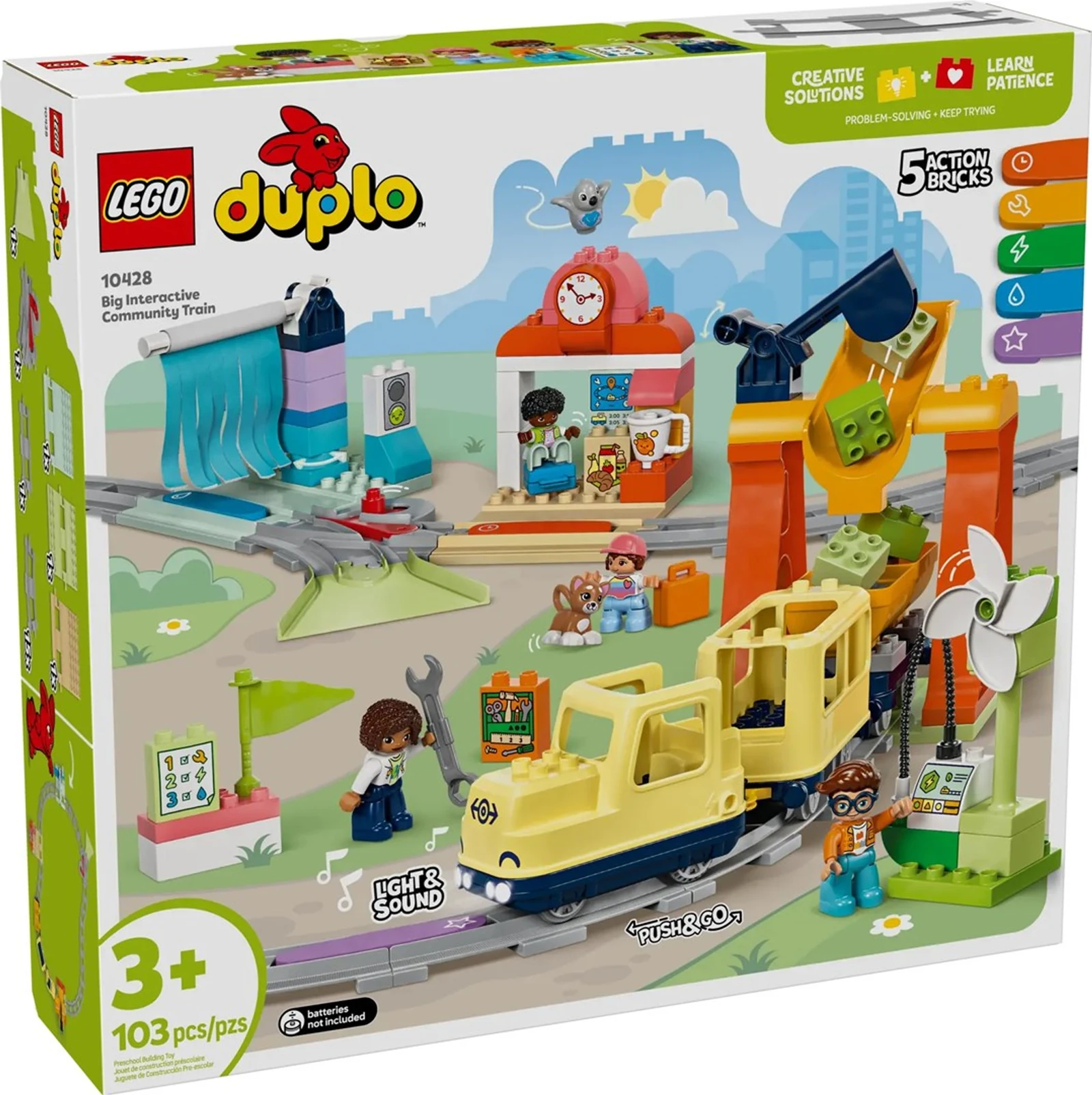 LEGO Duplo 10428 - Duży interaktywny pociąg miejski — zdjęcie 1 z 8