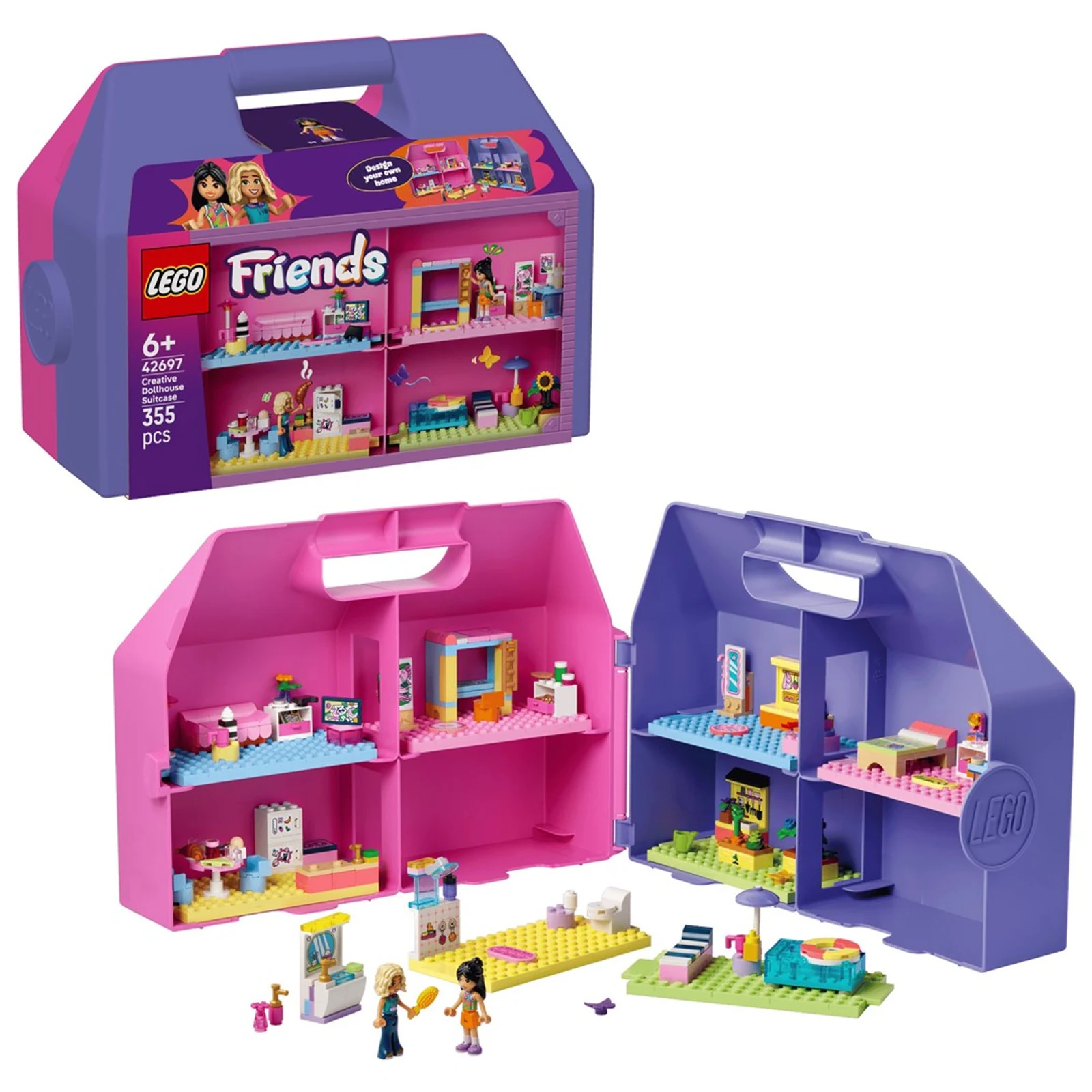 LEGO Friends 42697 - Kreatywna walizka z domkiem dla lalek — zdjęcie 1 z 8