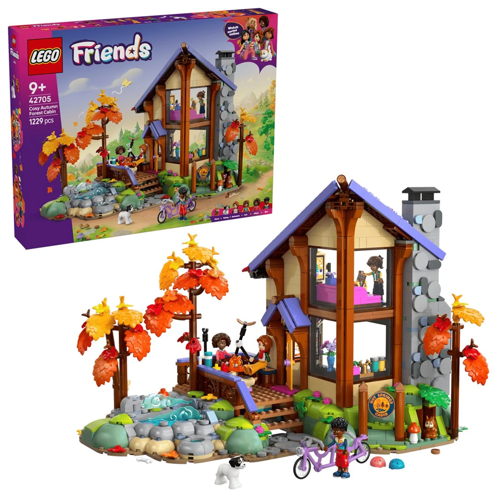 LEGO Friends - Zestaw 42705: Jesienna Leśna Chatka — zdjęcie 1 z 8