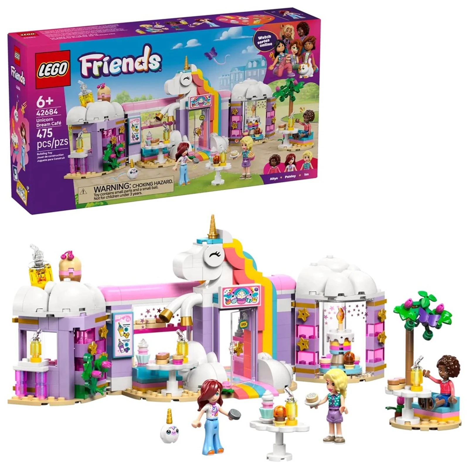 LEGO Friends - Zestaw Jednorożcowa Kawiarnia (475 elementów) — zdjęcie 1 z 8