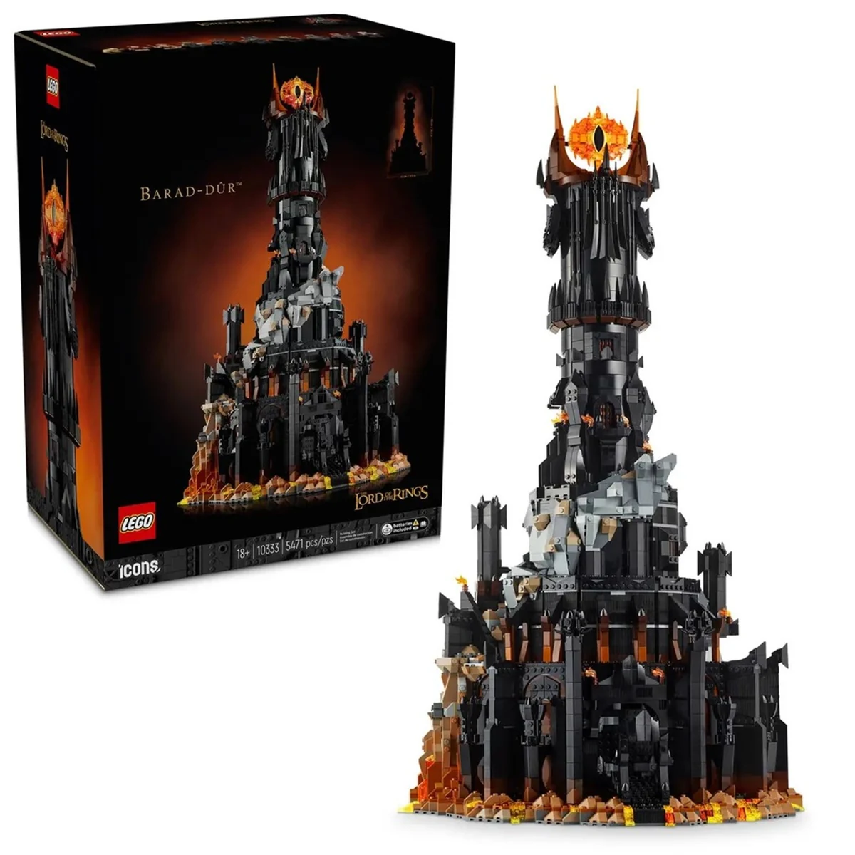 LEGO Icons 10333 - Władca Pierścieni: Barad-dur