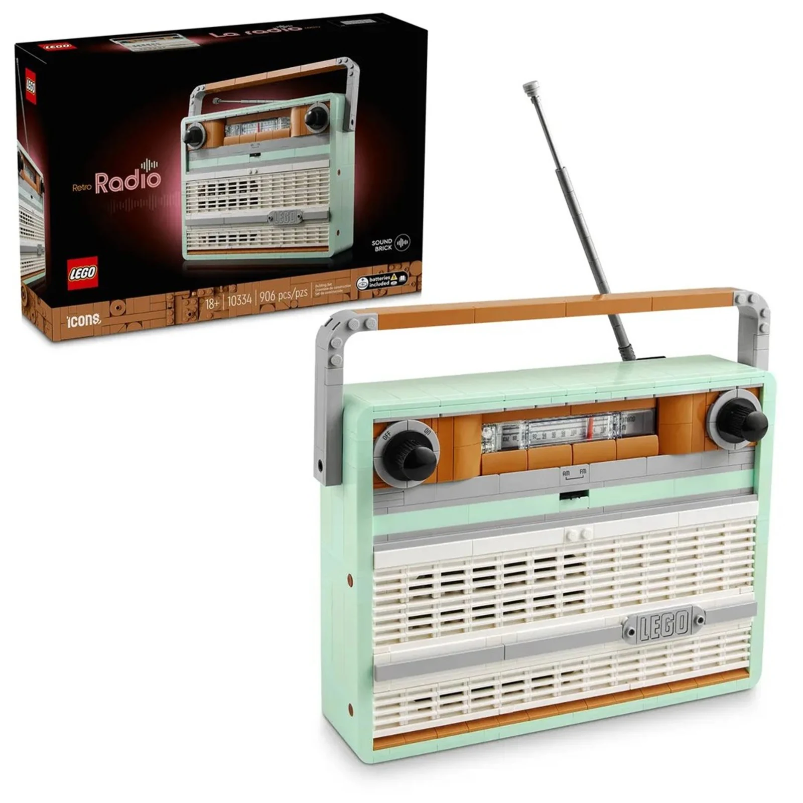 LEGO Icons 10334 - Radio w stylu retro — zdjęcie 1 z 8