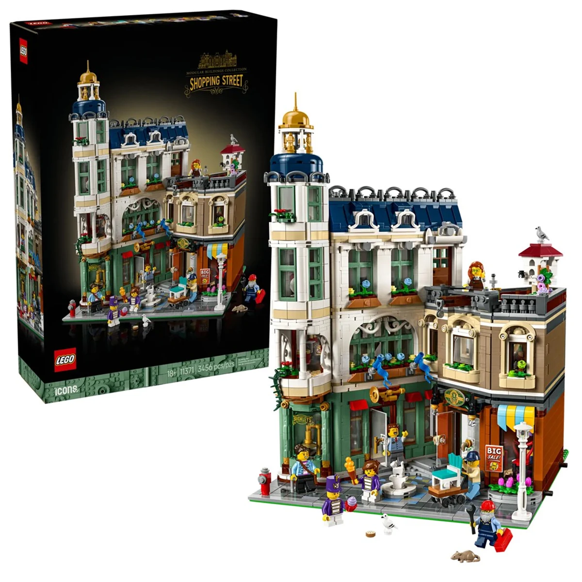 LEGO Icons 11371 - Ulica handlowa
