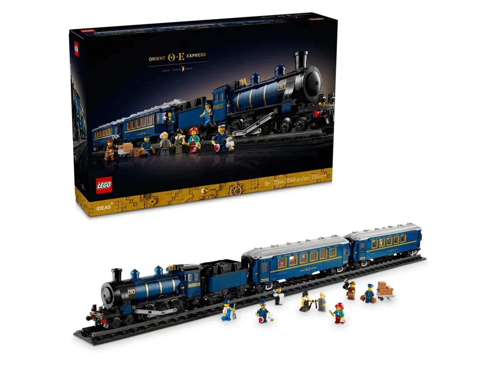 LEGO Ideas 21344 - Pociąg Orient Express — zdjęcie 1 z 8